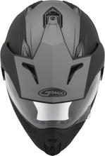 Load image into Gallery viewer, GMAX GM-11 DUAL-SPORT SCUD HELMET MATTE BLACK/ORANGE/GREY XL G1113137