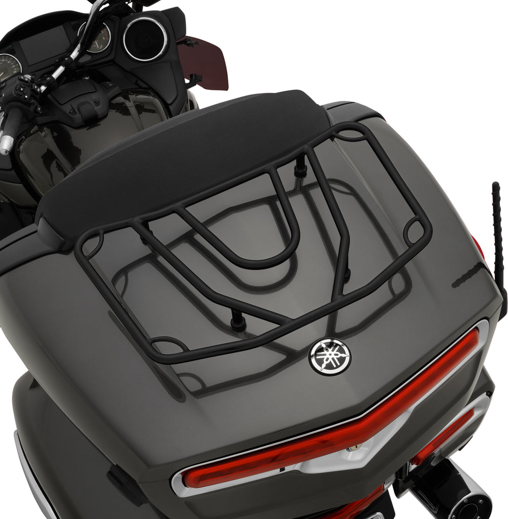 BIG BIKE PARTS TRUNK RACK BLACK SPYDER F3 TRUNK & YAM 41-355BK