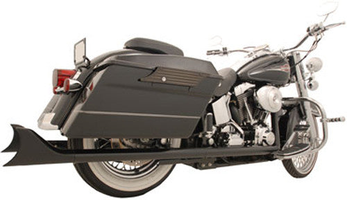 FREEDOM SHARKTAIL DUAL SYSTEM EXHAUST BLACK 2.5"X32" SOFTAIL HD00322
