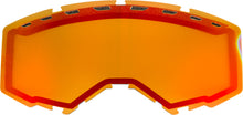 Load image into Gallery viewer, FLY RACING DUAL LENS WITH VENTS ADULT RED MIRROR/PERSIMMON FLB-032