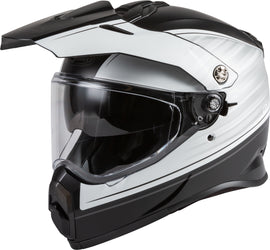 GMAX AT-21 ADVENTURE RALEY HELMET MATTE BLACK/WHITE XL G1211077
