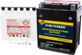 FIRE POWER BATTERY CTX14AHL-BS MAINTENANCE FREE CTX14AHL-BS-atv motorcycle utv parts accessories gear helmets jackets gloves pantsAll Terrain Depot