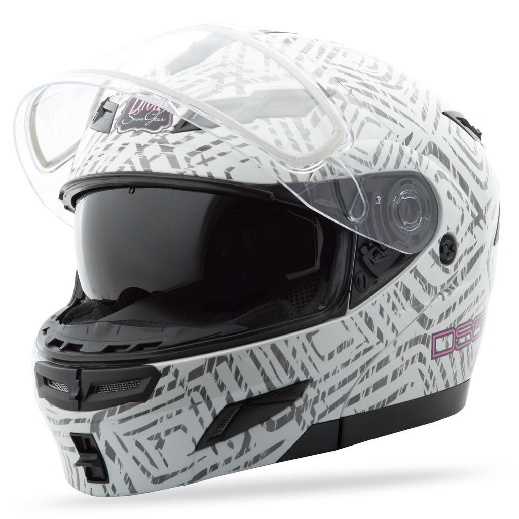gm motorcycle helmets GMAX GM-54S DSG AZTEC HELMET WHITE XS 2548403