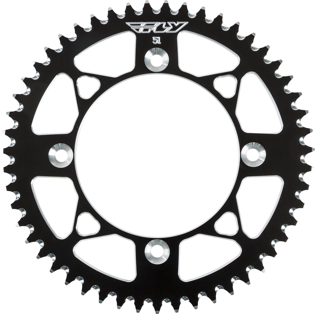 FLY RACING SPROCKET REAR 51T BLACK 201-51 BLK-atv motorcycle utv parts accessories gear helmets jackets gloves pantsAll Terrain Depot