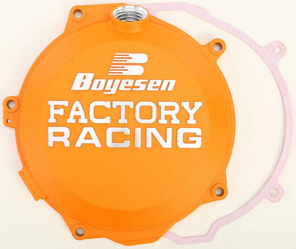 BOYESEN FACTORY RACING CLUTCH COVER ORANGE CC-44AO