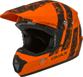 GMAX MX-46 OFF-ROAD DOMINANT HELMET MATTE ORANGE/BLACK 2X G3464138