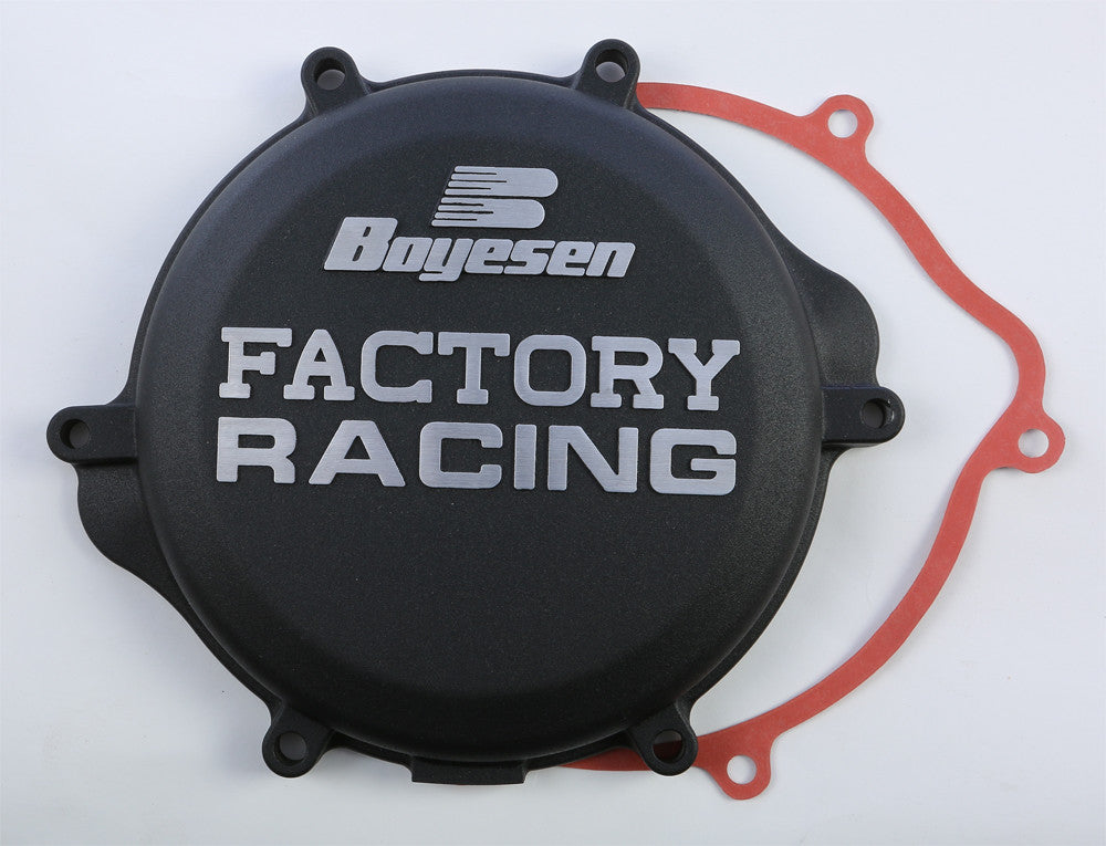 BOYESEN FACTORY RACING CLUTCH COVER BLACK CC-21AB