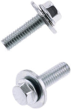 Load image into Gallery viewer, BOLT 8MM HEX HEAD FLANGE BOLT 6X1.0X20MM W/20MM WASHER 10/PK 024-11620