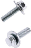 BOLT 8MM HEX HEAD FLANGE BOLT 6X1.0X20MM W/20MM WASHER 10/PK 024-11620