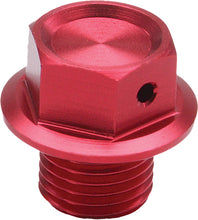 Load image into Gallery viewer, ZETA MAGNETIC DRAIN PLUG RED ZE58-1223