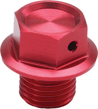 Load image into Gallery viewer, ZETA MAGNETIC DRAIN PLUG RED ZE58-1523