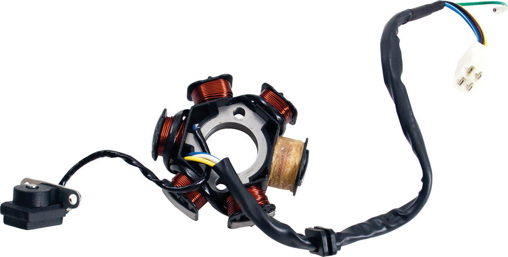 MOGO PARTS 4-STROKE 6-COIL MAGNETO/STATOR 50/90/110/125CC ELECTRIC START 08-0203