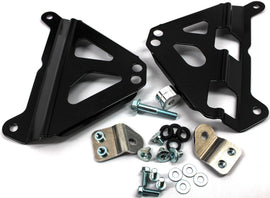 WORKS RADIATOR BRACES BLACK 18-B179