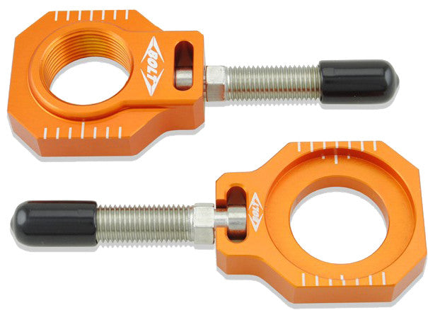 BOLT CHAIN ADJUSTER BLOCKS KTM ORANGE CHAD-KTM2.OR