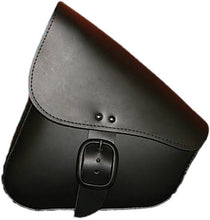 Load image into Gallery viewer, WILLIE &amp; MAX LEATHER SWINGARM BAG BLACK W/MATTE BLACK BUCKLE 59893-00