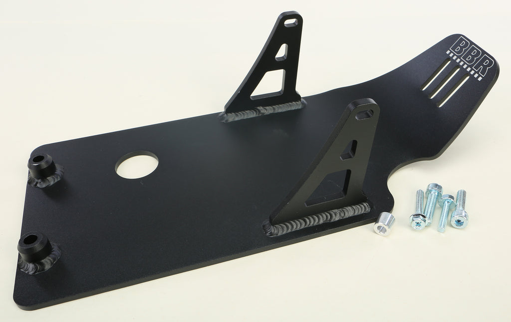 BBR SKID PLATE BLACK 320-KLX-1111