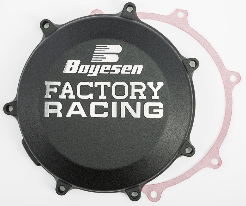 BOYESEN FACTORY RACING CLUTCH COVER KAW BLACK CC-18CB