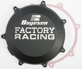 BOYESEN FACTORY RACING CLUTCH COVER KAW BLACK CC-18CB