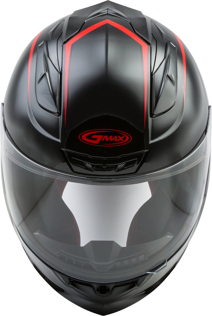 GMAX FF-88 FULL-FACE PRECEPT HELMET BLACK/RED 3X G1884039