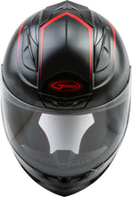Load image into Gallery viewer, GMAX FF-88 FULL-FACE PRECEPT HELMET BLACK/RED LG G1884036