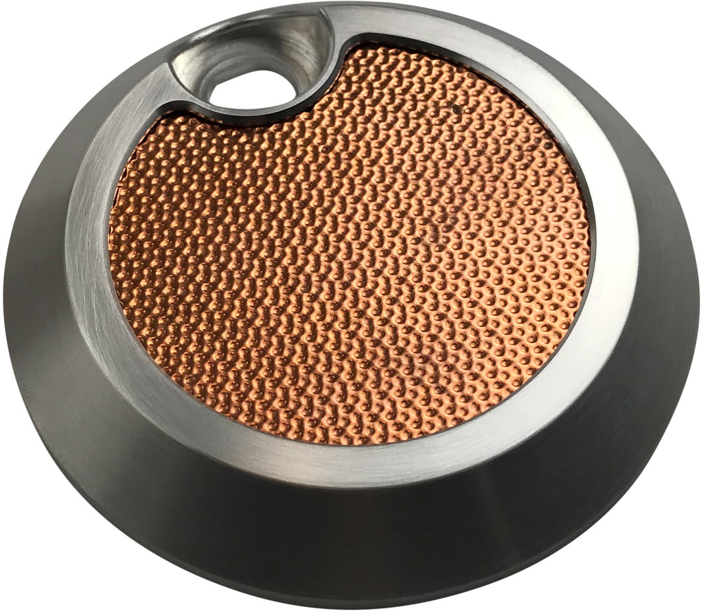 BRASS BALLS FUEL DOOR NATURAL W/COPPER INLAY BB05-004