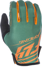 Load image into Gallery viewer, FLY RACING MEDIA GLOVES GREEN/ORANGE SZ 12 350-07512-atv motorcycle utv parts accessories gear helmets jackets gloves pantsAll Terrain Depot