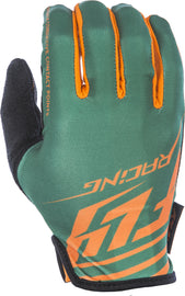 FLY RACING MEDIA GLOVES GREEN/ORANGE SZ 12 350-07512-atv motorcycle utv parts accessories gear helmets jackets gloves pantsAll Terrain Depot