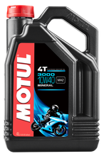 Load image into Gallery viewer, MOTUL 3000 PETROLEUM OIL 10W40 4 LT 107693