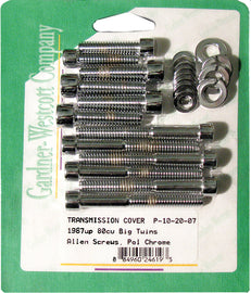 GARDNERWESTCOTT TRANSMISSION SIDE COVER SET 87-06 BIG TWIN 5 SPEED MODELS P-10-20-07