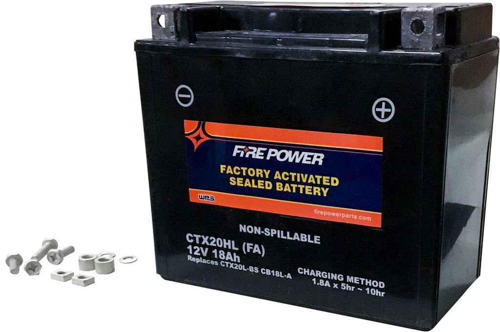 FIRE POWER BATTERY CTX20HL SEALED FACTORY ACTIVATED CTX20HL-BS(FA)