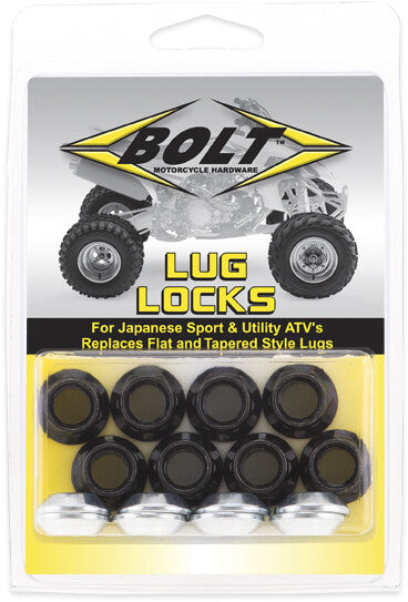 BOLT LUG-LOCKS BLACK 2005-LUG.B