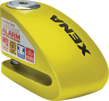 Load image into Gallery viewer, XENA XX6 ALARM DISC LOCK 3.3&quot; X 2.3&quot; (YELLOW) XX6-Y