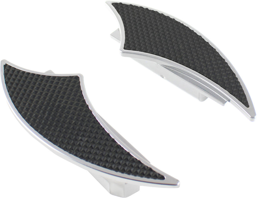 BAGGERNATION WEDGY PASSENGER FOOTBOARDS CHROME WPF-CL-C