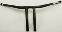 Load image into Gallery viewer, WILD 1 CHUBBY DRAG BARS 10&quot; BUILTIN PULLBACK RISERS BLK WO507B