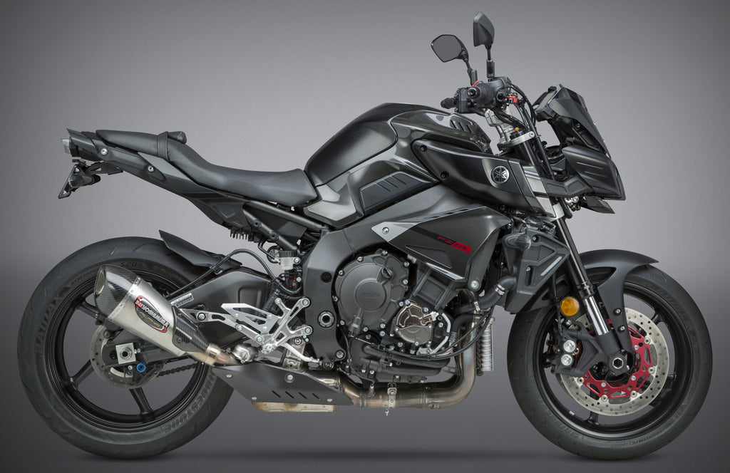 YOSHIMURA EXHAUST STREET ALPHA-T SLIP-ON SS-SS-CF WORKS 13100BP520