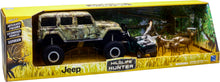 Load image into Gallery viewer, NEW-RAY REPLICA 1:18 JEEP WRANGLER DEER HUNTING PLAY SET 76546