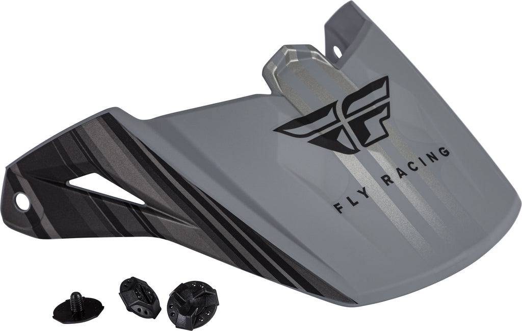 FLY RACING KINETIC COLD WEATHER VISOR MATTE HI-VIS/GREY/BLACK 73-88192