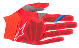 ALPINESTARS AVIATOR GLOVES RED/BURGUNDY 2X 3560319-308-XXL