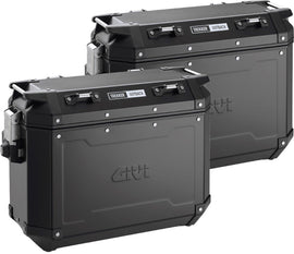 GIVI OBKN37B OUTBACK 37 LITER SIDE CASES BLACK L&R OBKN37BPACK2A