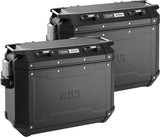 GIVI OBKN37B OUTBACK 37 LITER SIDE CASES BLACK L&R OBKN37BPACK2A
