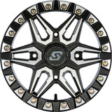 SEDONA SPLIT 6 BDLK WHEEL 15X6 4/156 5+1 (+38MM) BLACK/MACHINED A72M-56056+38S