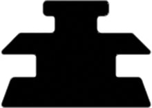 Load image into Gallery viewer, SP1 UHMW TUNNEL PROTECTOR 0.75X43" 915-43-80SH