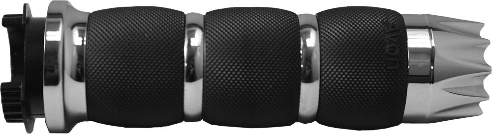 AVON AIR CUSHIONED GRIPS EXCALIBER CHROME MT-AIR-90-CH-EX-atv motorcycle utv parts accessories gear helmets jackets gloves pantsAll Terrain Depot