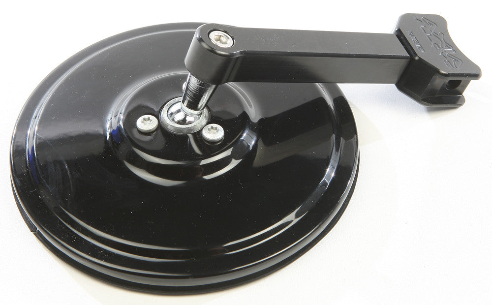 AXIA EXT 5" ROUND MIRROR BLACK MODEX5SM-BLK