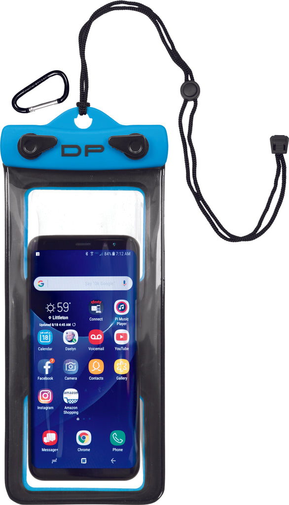 KWIK TEK PHONE CASE 4"W X 8"L ELECTRIC BLUE DP-48EB