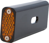 PRO ONE FENDER STRUT MARKER LIGHT 06-16 FXD AMBER BLK 909105B