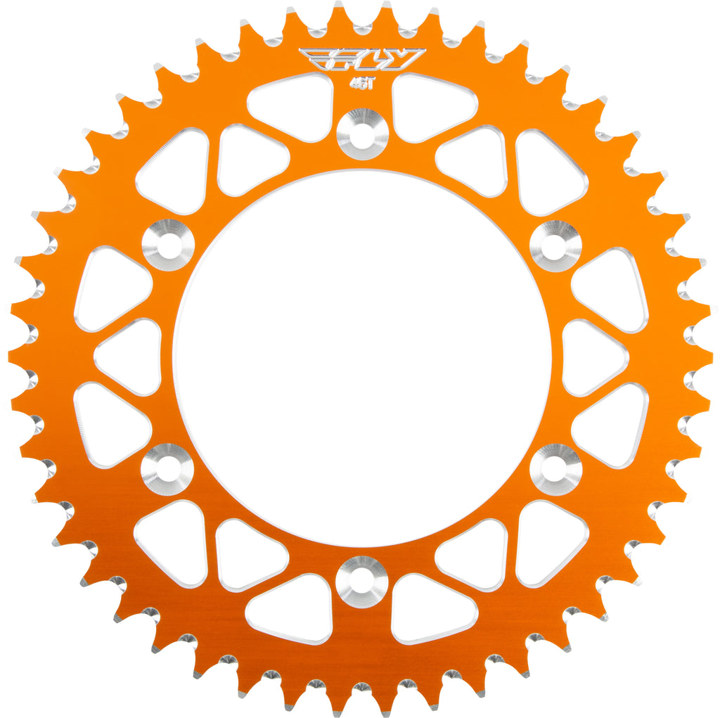 FLY RACING SPROCKET REAR 46T ORANGE 316-46 ORG-atv motorcycle utv parts accessories gear helmets jackets gloves pantsAll Terrain Depot