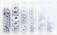 Load image into Gallery viewer, BOLT FLAT WASHER ASSORTMENT 120 PIECE KIT SV-FLWSH