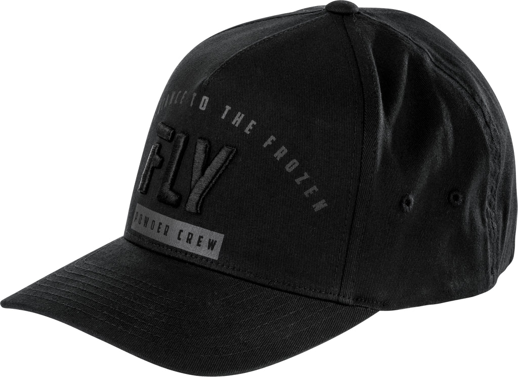 FLY RACING FLY FLEX-HIT POWDER CREW HAT BLACK LG/XL 351-0590L