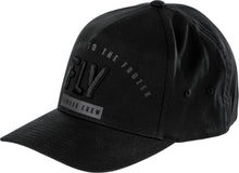 Load image into Gallery viewer, FLY RACING FLY FLEX-FIT POWDER CREW HAT BLACK SM/MD 351-0590S
